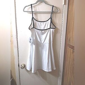 1a1a Tennis Sleeveless Sport Dress Size XL White